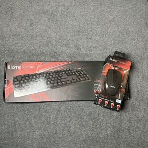 iHome Classic Corded Desktop Keyboard And Mouse *BRAND NEW*